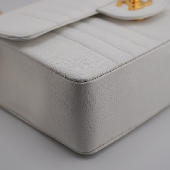 Vintage Chanel Mini Caviar Classic Flap Bag - Picture 15 of 16